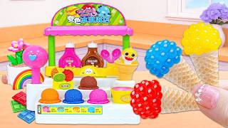 Miniature Rainbow Dessert Tutorial Satisfying Rainbow Jelly Ice Cream Decorating ASMR