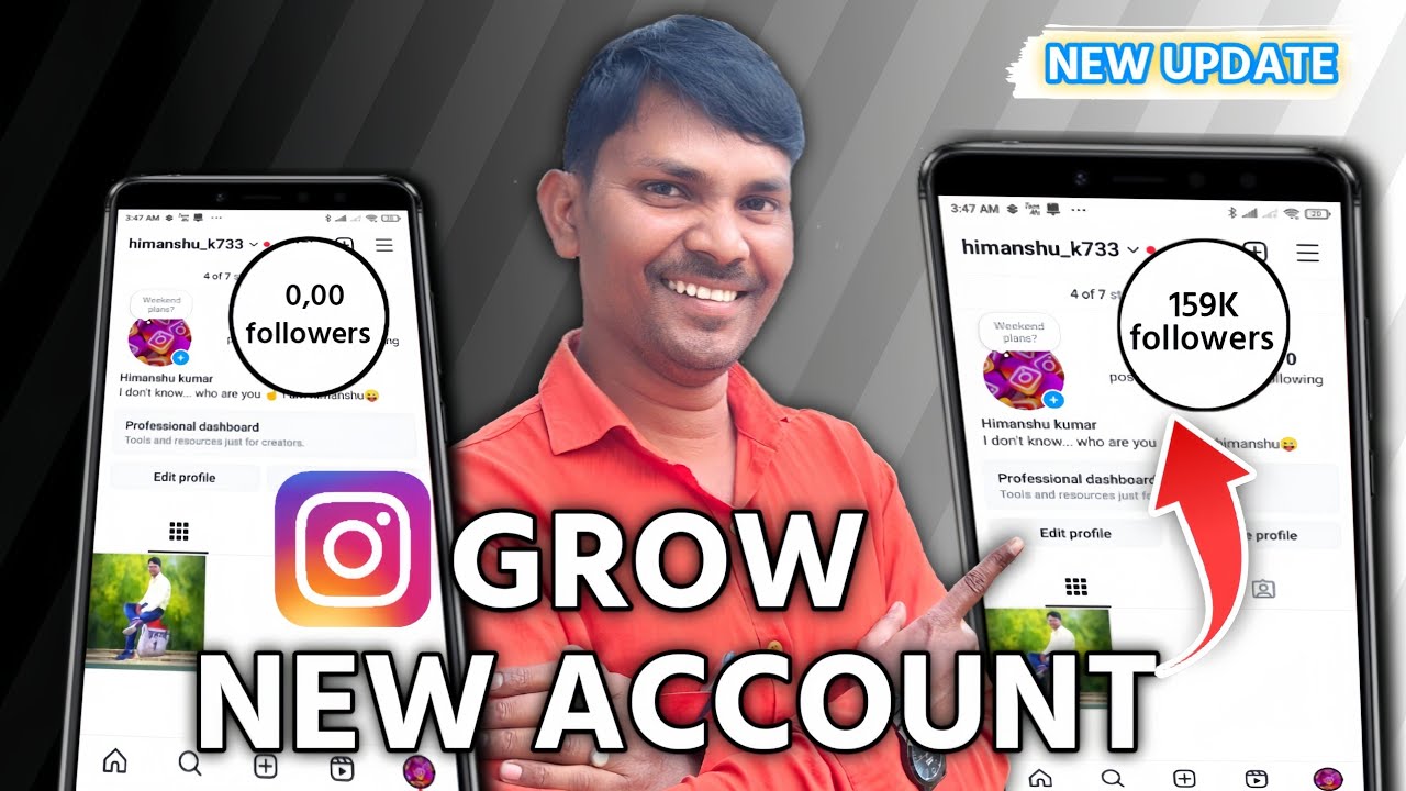 GROW Your New Instagram Account FAST in 2025 ! (1 POINTS) | New id par ...