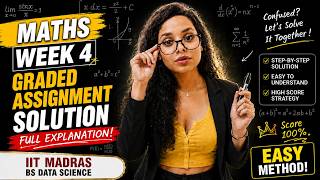 IIT Madras Bs Online Degree Maths Graded assignment week 4 Answers | Solution  | #iitmadras