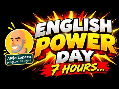 ENGLISH POWER DAY / 7 hours of English classes
