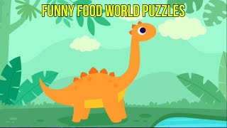 Funny Food World Puzzles - Educational Fun Kids Games screenshot 3