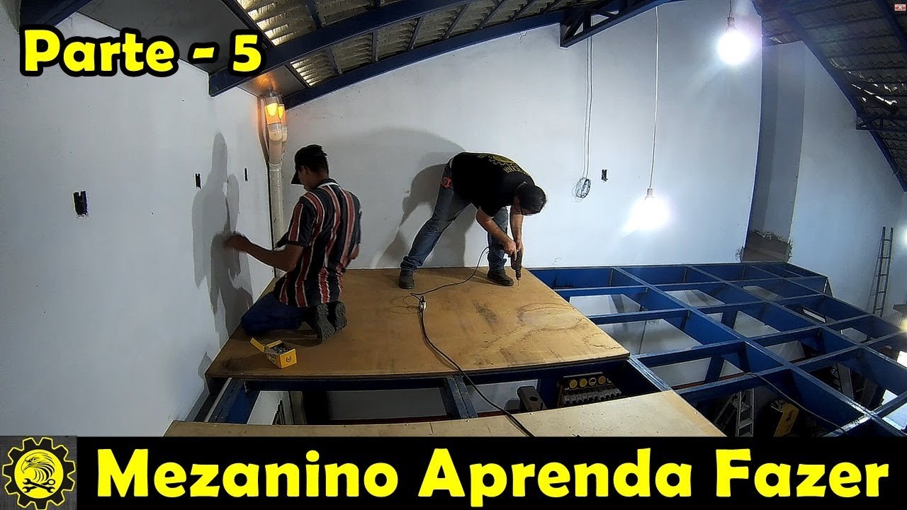 Mezanino 5 - Fazendo o Assoalho