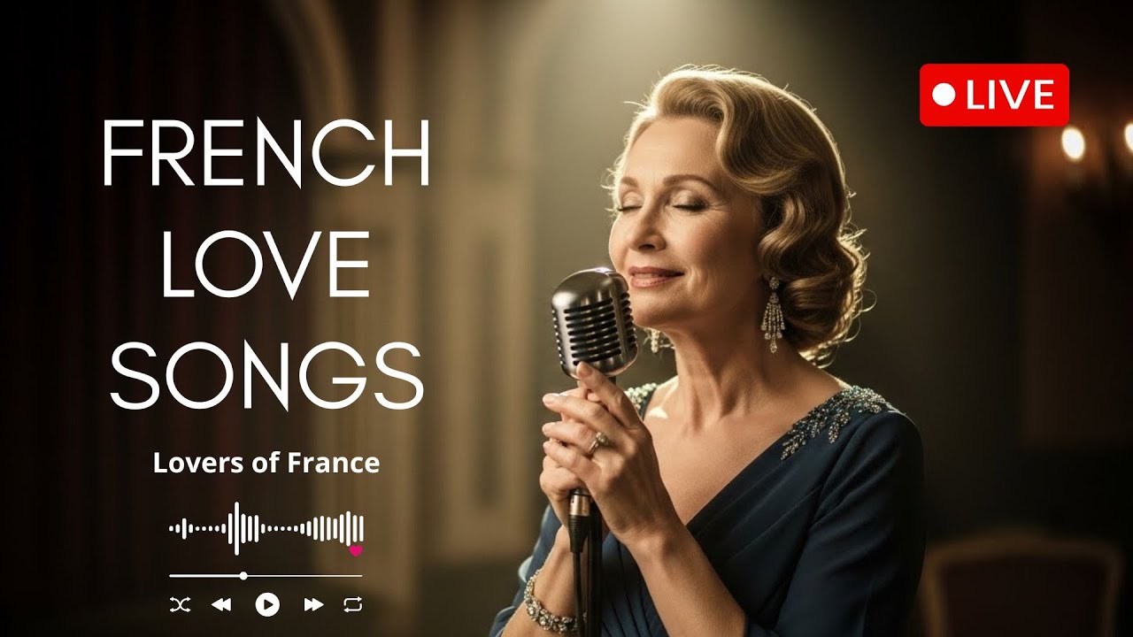 LIVE ❤️ Classic French Love Songs | Soft & Emotional