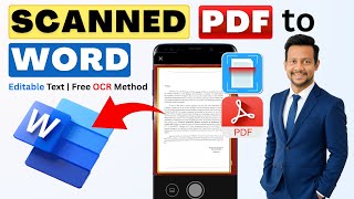 Convert Scanned PDF to Editable Word on Mobile 📱 | 100% Free OCR Method