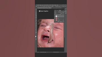 Photoshop shorts Tutorial Add Realistic Tears  #smartgrapics