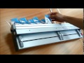 Electric Exchangeable Blade Paper Cutter cutting A4 paper for borderless business cards