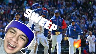 SWEEP!!🧹 Cubs fan reacts to sweeping the mets!!