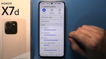 Honor X7D - How to Adjust Sound Volume