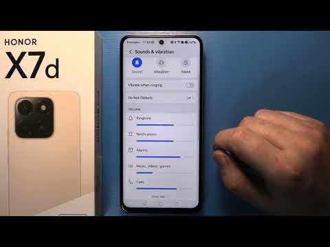 Honor X7D How To Adjust Sound Volume 