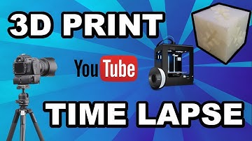 3D Print Timelapse: Gear Cube