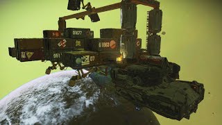 No Man's Sky Freighter Corvette build (last before new update!)