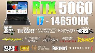 HP OMEN : RTX 5060 + i7 14th Gen 14650HX - New 15 Games Tested