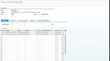 COPAWA - Delete handling unit assignment