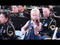 Ref:_ZB_C7DOCMw Potomac violin student gigi grinstaff performs on capital steps