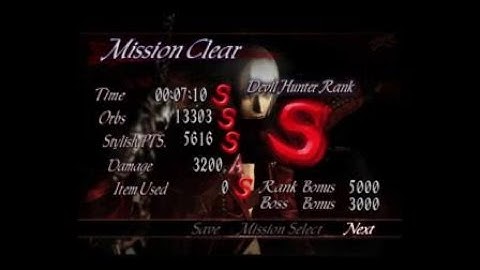 Devil May Cry 3 SE HD DMD Mission 3 S Rank Clear