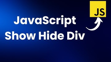 JavaScript Show Hide Div | JavaScript show hide div on click | JavaScript show/hide div by id