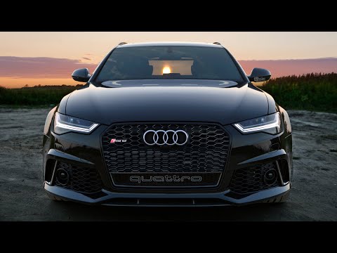 2017 Audi RS6 Performance blacked out 605hp - exterior, interior, acceleration etc
