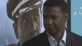 Denzel Washington and co-stars attend LA premiere of Flight