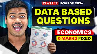 Free k 6 Marks | DATA BASED QUESTIONS IN ECONOMICS | MUST DO BEFORE CLASS 12 BOARDS 2026
