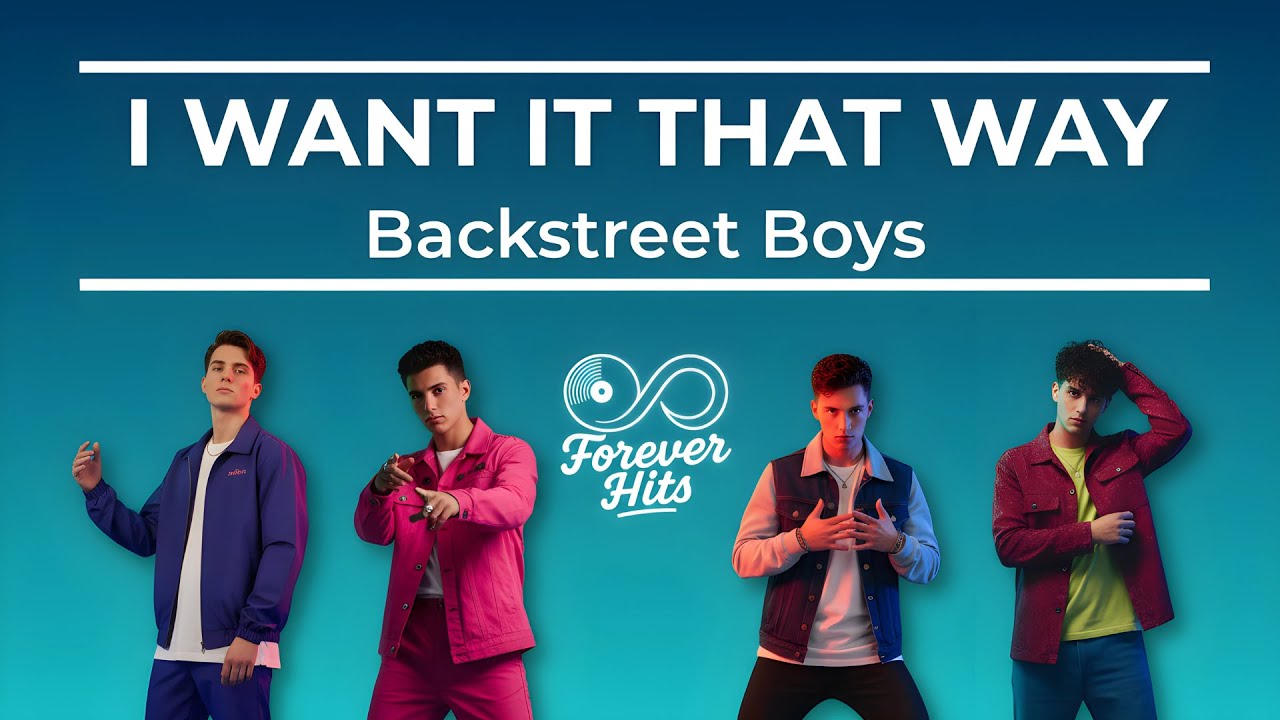 Backstreet Boys - I Want It That Way (Lyrics & Dance Visualizer)
