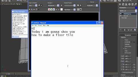 3Ds Max How to make a floor tile ( VRAY)
