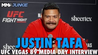 Justin Tafa Explains Switching Fights With Brother: 'Just Like Old Times' | UFC on ESPN 53