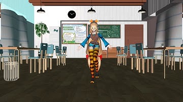 【MMD+DLS!】Unity Chan dance on FIESTA by IZ_ONE 【Fixed Camera】