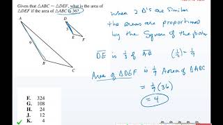ACT Prep  Cumulative ACT Practice  Units 6 and 7  Plane Geometry and Trigonometry