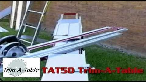 Trim-A-Table™ 50 - Saw Table Demo