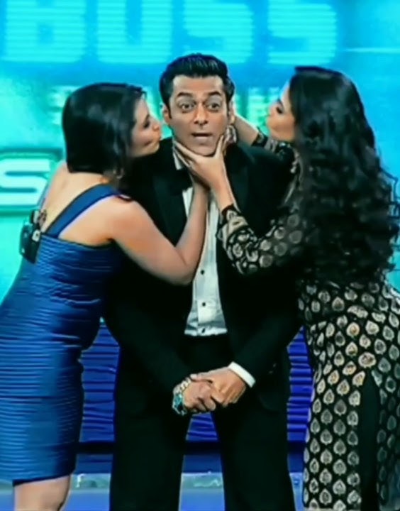 Salman Khan kissed by Rani Mukherjee &Vidya Balan #shorts