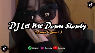 DJ let Me Down Slowly X Ade Su Mulai Nakal Viral Tik Tok 2023 (Slowed&Reverb)🎧