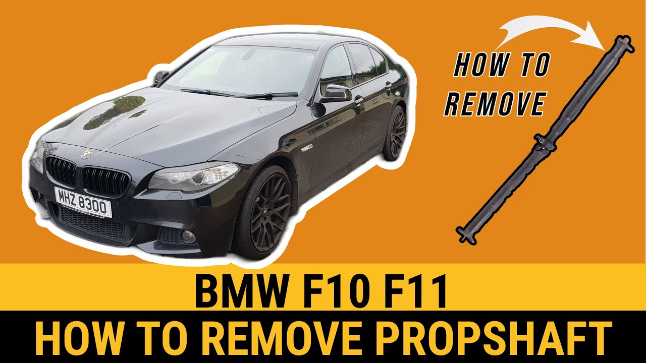 How to remove propshaft BMW F10 F11 N57 530d N47 520d 320d 330d F01
