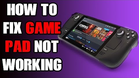 How To Solve & Fix Steam Deck Game Not Recognizing Or Working With Paired Gamepad Controller, eg BF1