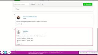 How to Post and Reply in Canvas