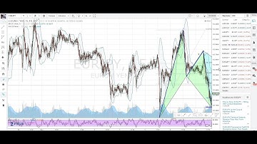 Gartley, Butterfly ad Bat pattern actual chart example.