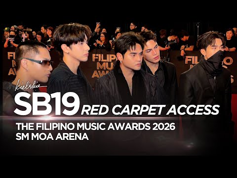 [4K] SB19 / Red Carpet Access [The Filipino Music Awards 2026] 10-06-2026 | KIELSKIE