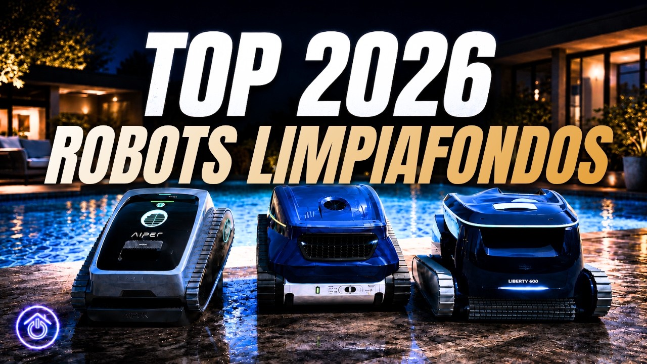 Reproducir comparativa de robots limpiafondos de piscina