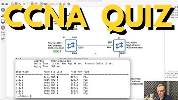 CCNA Quiz: Spanning Tree Answers: Root ports, designated ports, blocking ports? CCNA | CCNP