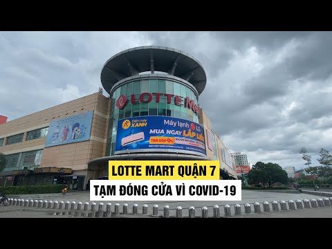 Video Lotte Mart quận 7 tạm đóng cửa vì phát hiện 3 ca dương... - youtube