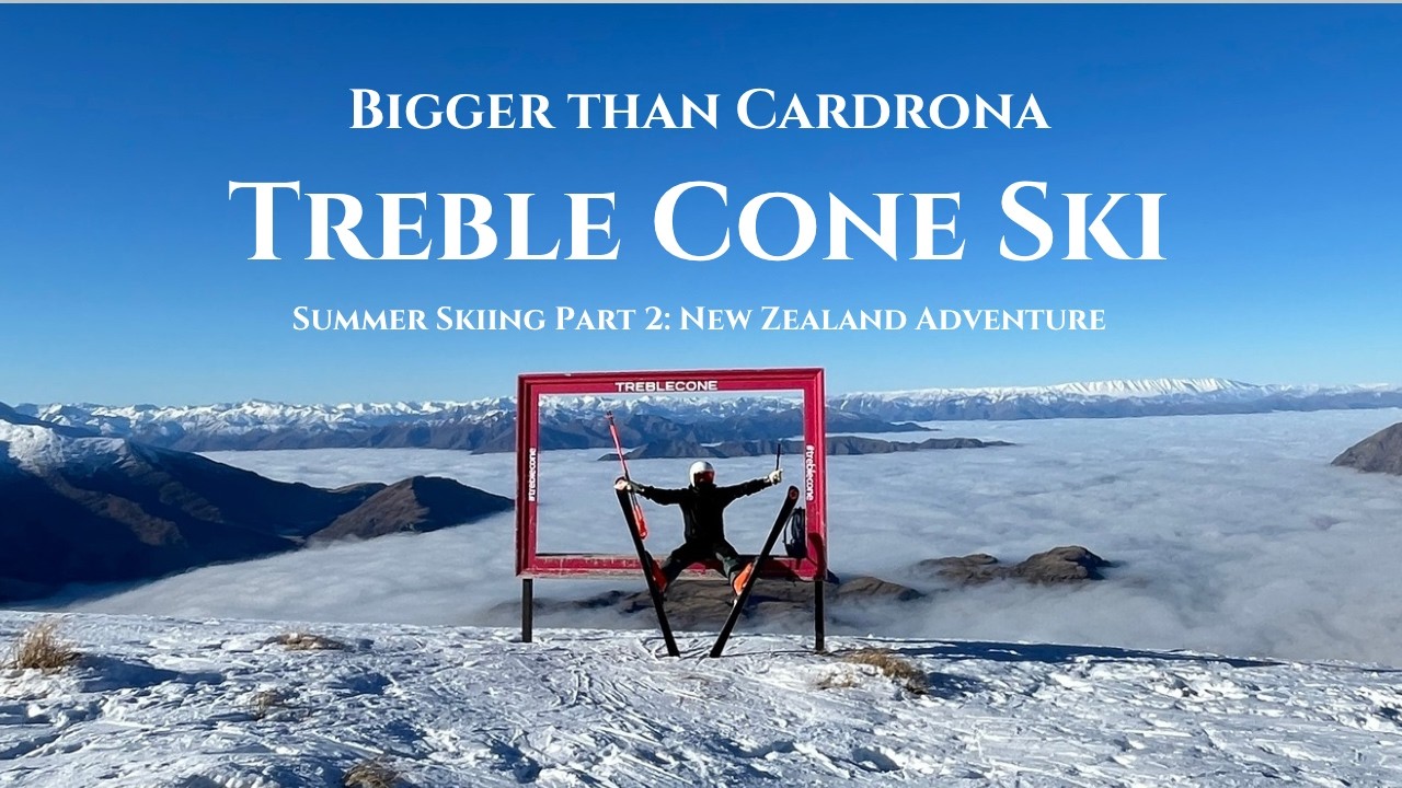 산맥을 넘어, 설원 속으로! 뉴질랜드 트레블 콘 스키 여행 Full 영상 🏔️#travel #New Zealand #skiing #treble cone