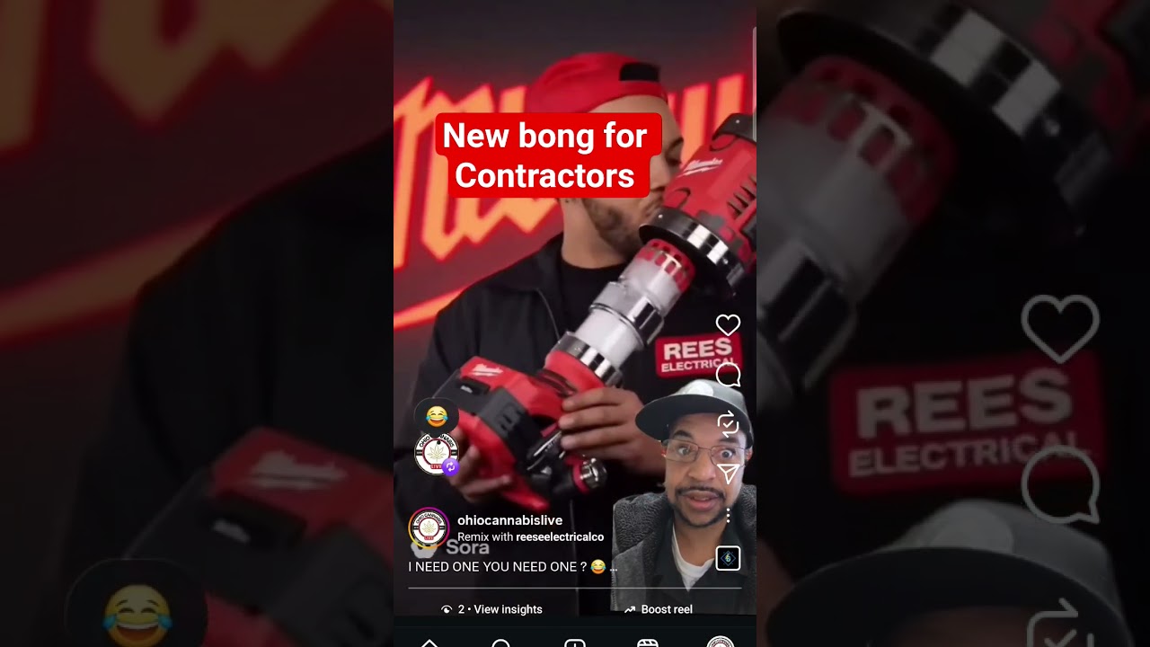 Новый бонг для подрядчиков 