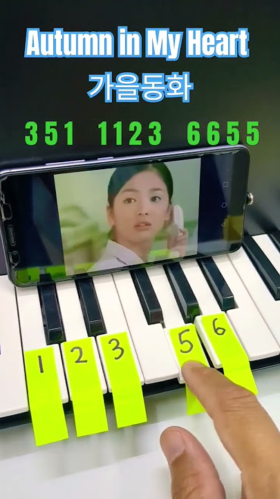 I just played piano Autumn in My Heart ๐ ๊ฐ์๋ํ