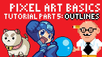Pixel Art Basics Tutorial Part 5: Outlines by PXLFLX
