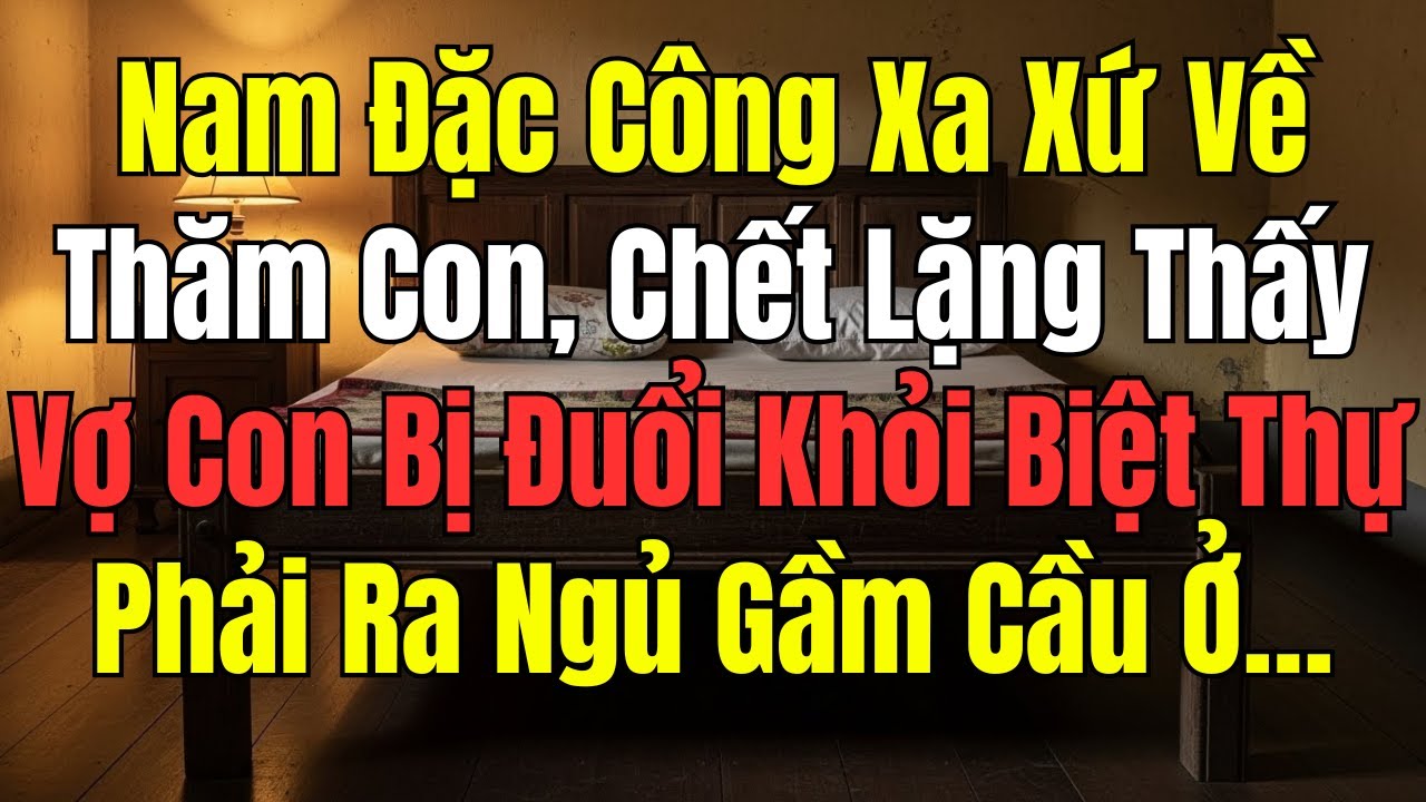 Đặc công xa xứ về thăm con, chết lặng thấy vợ con bị đuổi khỏi biệt thự phải ngủ gầm cầu