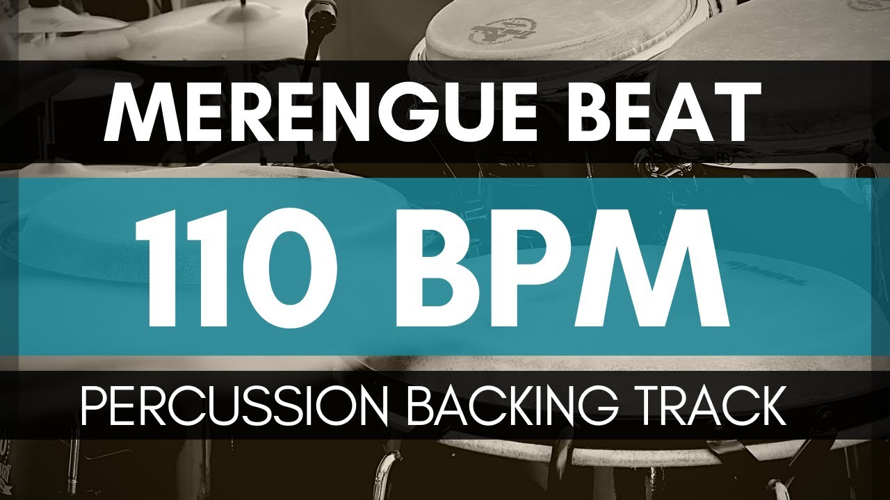 Merengue Percussion Metronome 110 BPM YouTube
