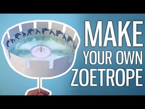 तपाईंको आफ्नै Zoetrope कसरी बनाउने