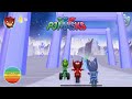 PJ Masks: Racing Heroes 🦎 Recover as many crystals as you can with Catboy, Owlette and Gekko!