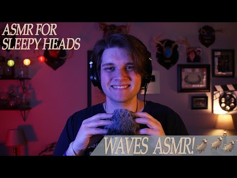 ASMR Waves - Synthetic Waves with Fluffy Mic (47 Minutes)