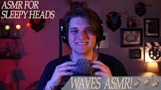 ASMR Waves  Synthetic Waves with Fluffy Mic (47 Minutes)