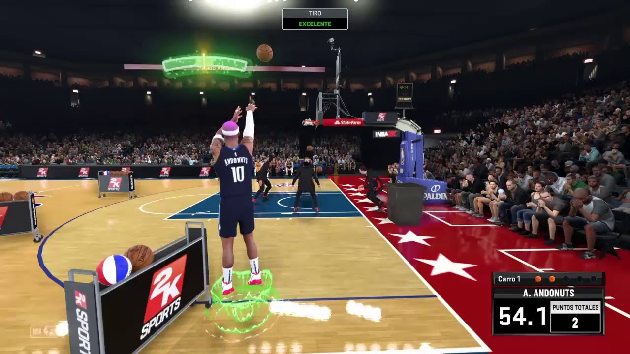 NBA 2K21 Concurso Triples online gameplay YouTube